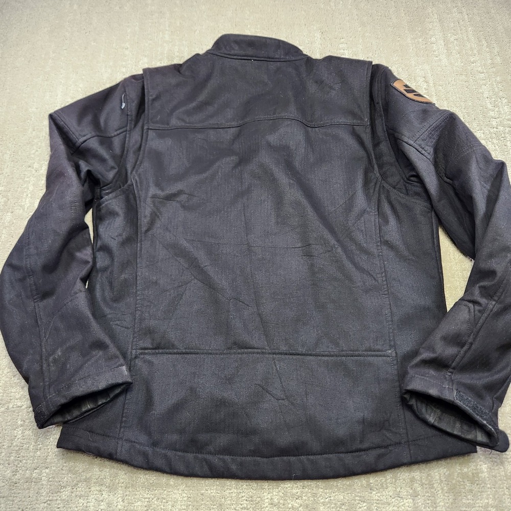Harley Davidson Riding Jacket Men Medium Parkside Racer Fleece Lined Black DWR - Picture 5 of 9